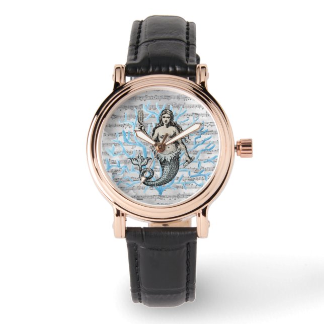 Siren of the Sea Collage Watch (Front)