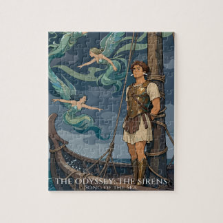 Siren Song Over Stormy Seas Jigsaw Puzzle