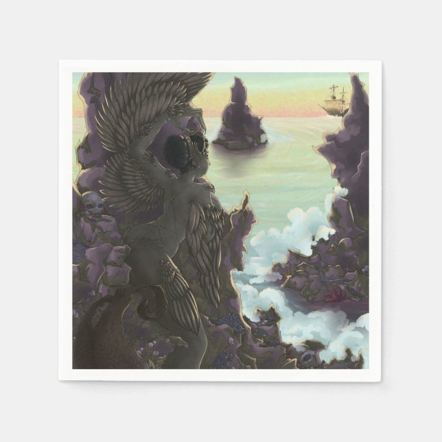 Siren Stones Napkins (Front)