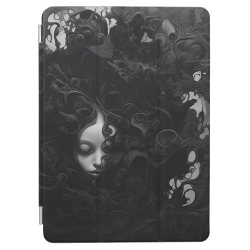 Sirena Midnight Hair Artwork iPad Smart Cover
