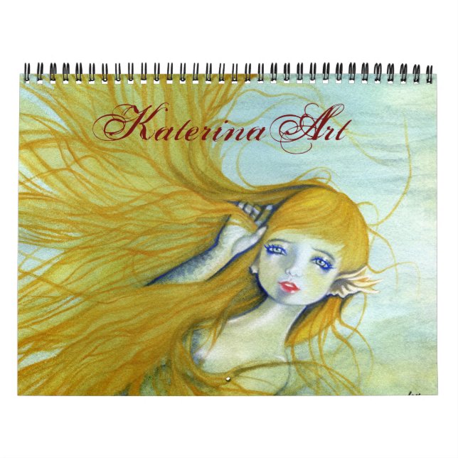 Sirens 2015 Fantasy Art Calendar by Katerina Art (Cover)