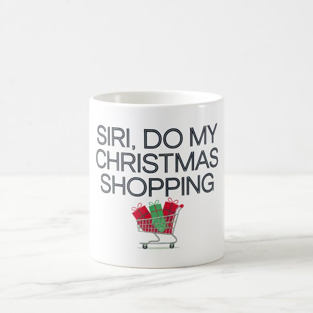Siri, do my Christmas shopping  Coffee Mug (Center)