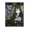 Sirin Owl Goddess Tribal Tattoo Fae Postcard