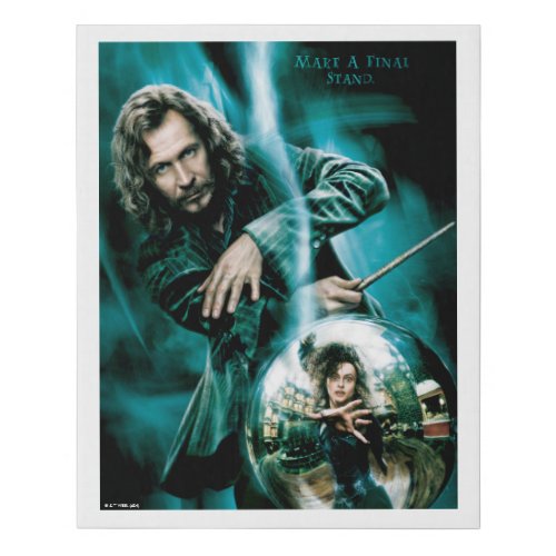Sirius Black and Bellatrix Lestrange Faux Canvas Print