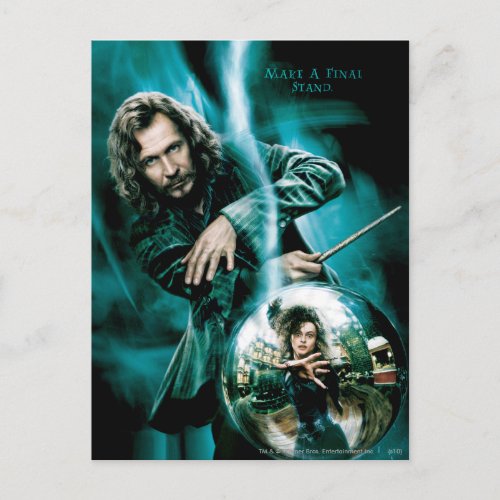 Sirius Black and Bellatrix Lestrange Postcard