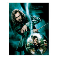 Sirius Black and Bellatrix Lestrange Postcard