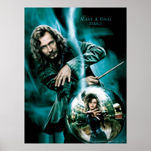 Sirius Black and Bellatrix Lestrange Poster