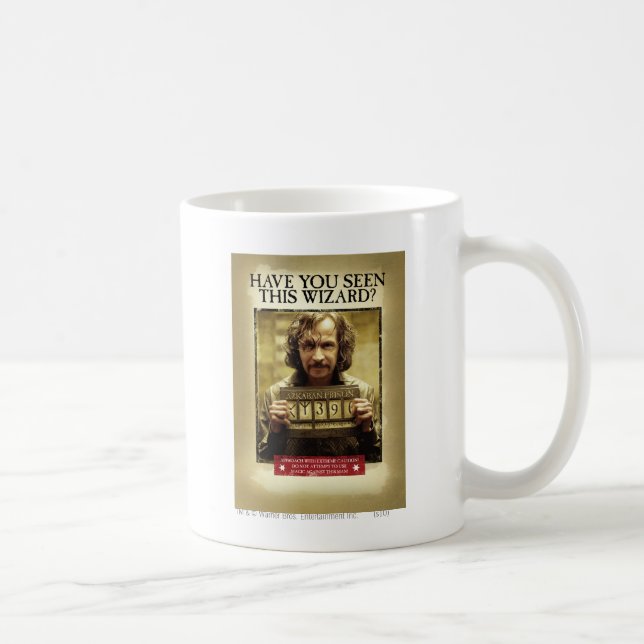 Sirius Black Wanted Poster Coffee Mug (Right)
