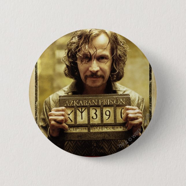 Sirius Black Wanted Poster Pinback Button (Front)