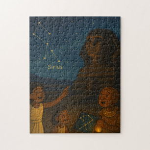 Sirius Constellation Sacred Puzzle Divine Gold