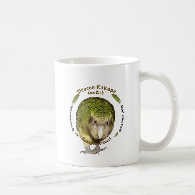 Sirocco Kakapo Fan Club Coffee Mug (Right)