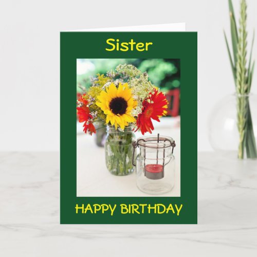 SIS BEST FRIEND CONFIDANTELOVE ON BIRTHDAY CARD