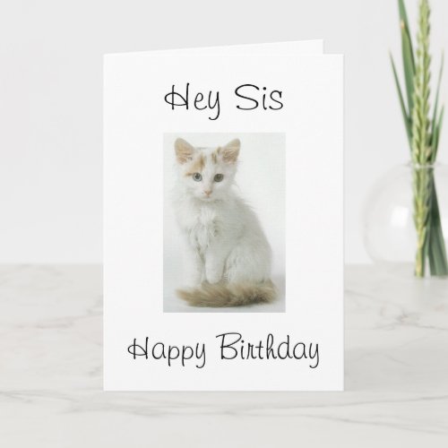 SIS CALL ME SO WE CAN CELEBRATE BIRTHDAY CARD