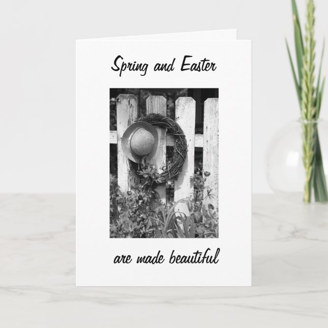 **SIS** SPRING/EASTER SPECIAL BECASUE OF YOU HOLIDAY CARD (Front)