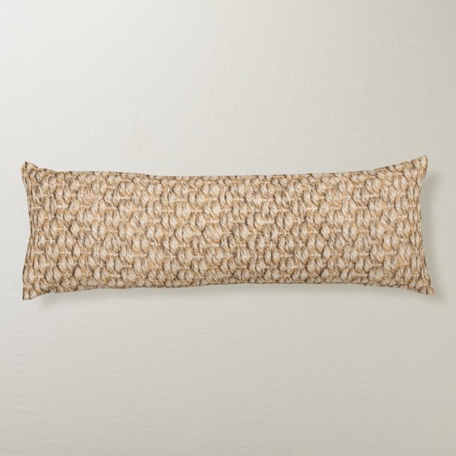Sisal carpet pattern body pillow (Back)