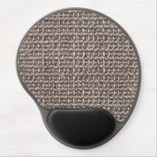 Sisal carpet pattern gel mouse pad