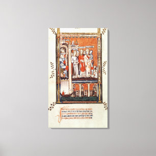 Sisinnius showing the bodies of other canvas print