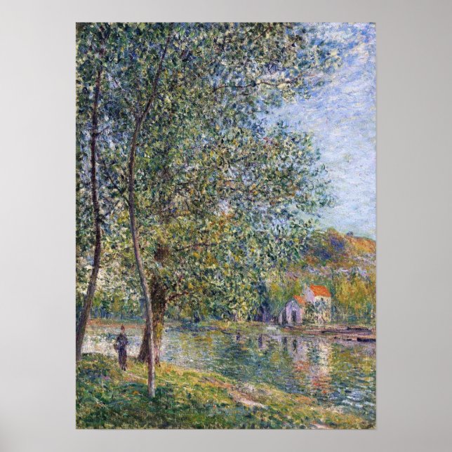 Sisley - Morning On The Loign 1879 Poster (Front)
