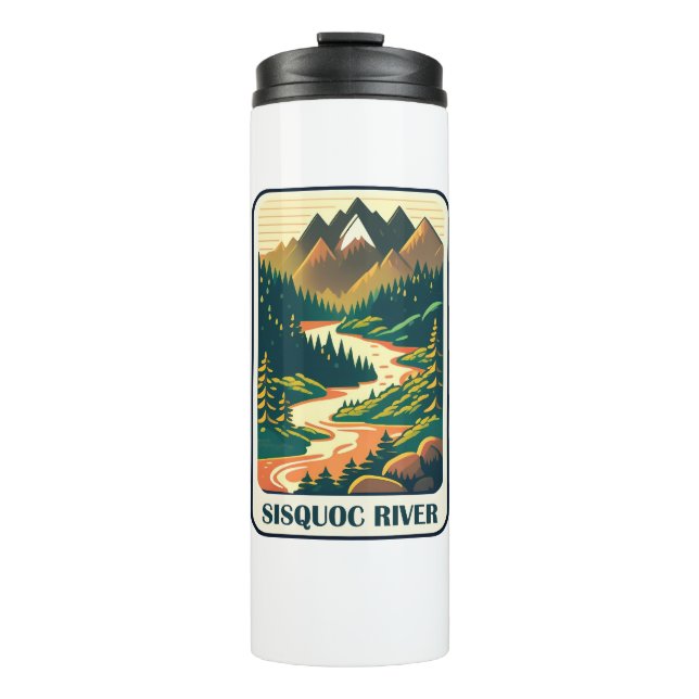 Sisquoc River California Colors Thermal Tumbler (Front)