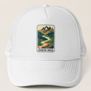 Sisquoc River California Colors Trucker Hat