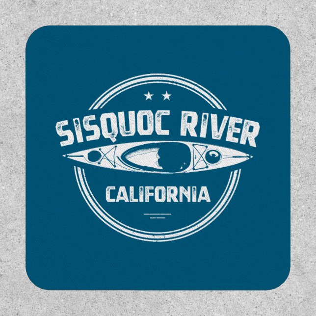 Sisquoc River California Kayaking Patch (Front)