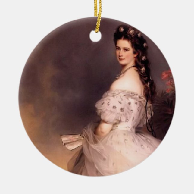 Sissi ceramic ornament (Front)