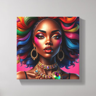 Sista friends sisters sistas black girl magic sis canvas print
