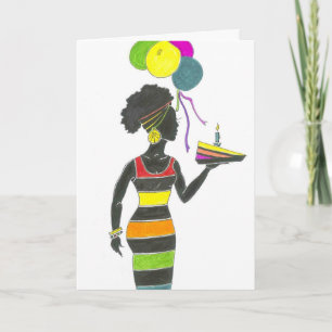 Sista Has a Sliver of Cake Card