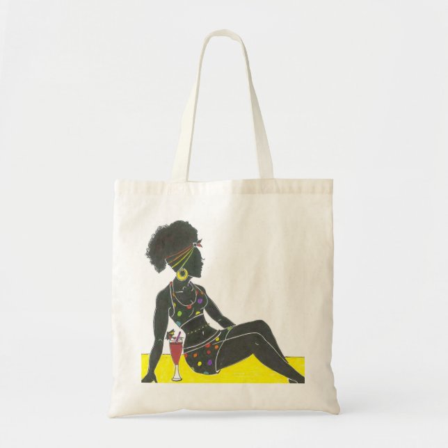 'Sista Makes Some Me-Time' Budget Tote Bag (Front)