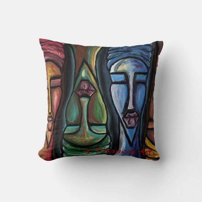 Sistas United Pillow (Front)