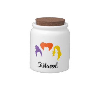 Sistasss! Hocus Pocus Themed Fall Candy Jar
