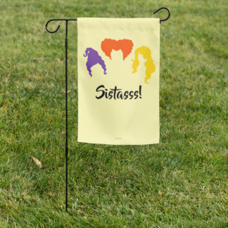 Sistasss! Hocus Pocus Themed Fall Garden Flag