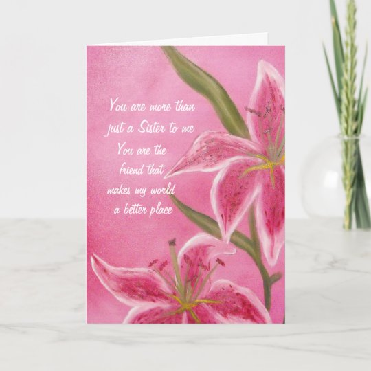 Sister and Friend Valentine Card | Zazzle.com