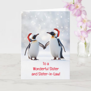 Sister and Sister in Law Happy Holidays Christmas Card