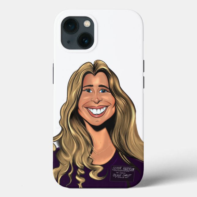 Sister Anderson Caricature Phone Case (Back)