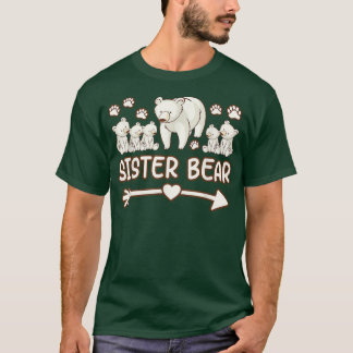 sister bear 5 cub tee shirt for womens, sister bea