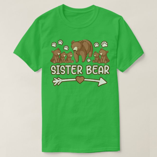 sister bear 5 cub tshirt for womens, sister bear s (Design Front)