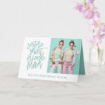 Sister Best Friends Forever Photo Teal Birthday Card<br><div class="desc">Sister Best Friends Forever Photo Teal Birthday Especially for your sister on her birthday and add your own favorite photo of you both.</div>