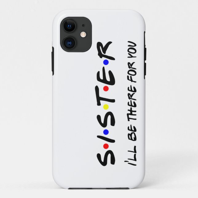 Sister Bestie Case-Mate iPhone Case (Back)