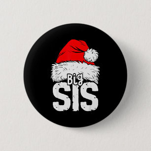 Sister Big Santa Christmas Family Matching Pyjamas Button