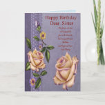 Sister Birthday Card<br><div class="desc">Great card for a wonderful sister</div>