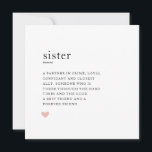 Sister Birthday Card<br><div class="desc">Explore our Sisterly Affection Collection,  featuring Birthday,  Definition,  and Best Friend Cards,  along with thoughtful Gifts and a Simple Thank You Card for Her. Express love,  and gratitude,  and celebrate the unique bond with your sister in every heartfelt gesture.</div>