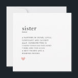 Sister Birthday Card<br><div class="desc">Explore our Sisterly Affection Collection,  featuring Birthday,  Definition,  and Best Friend Cards,  along with thoughtful Gifts and a Simple Thank You Card for Her. Express love,  and gratitude,  and celebrate the unique bond with your sister in every heartfelt gesture.</div>