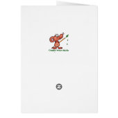 Sister Birthday Humor Quote Winking Cat Fun Cards (Back)