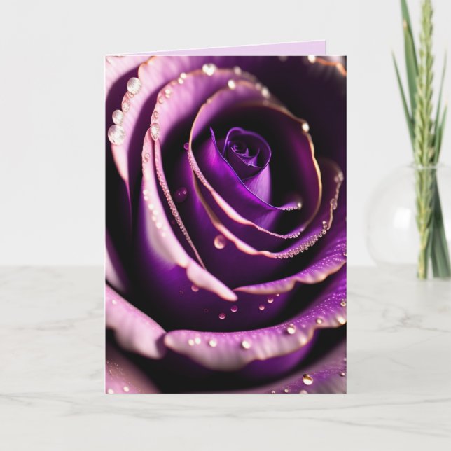 SISTER BIRTHDAY ROSE Greeting Card (Front)