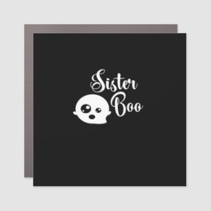 Sister Boo Halloween Classic Look Car Magnet
