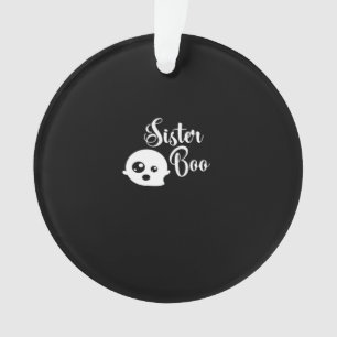 Sister Boo Halloween Classic Look Ornament