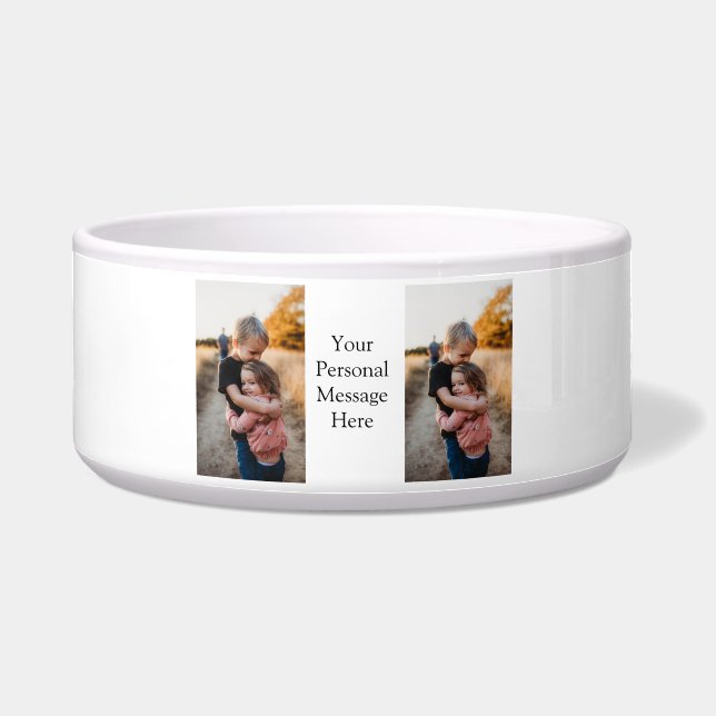 sister brother family add photo personal message h bowl (Front)