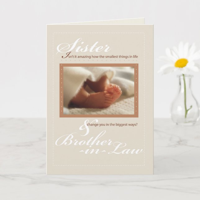 Twizler New Baby Sister Karte – Süße Glückwunschkarte Mit Rosa Kinderbett & Dschungeltieren