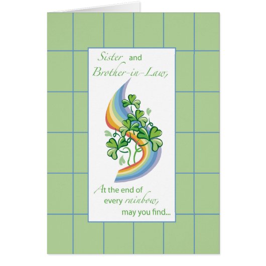 Sister & Brother-in-Law Religious St. Patrick’s Da (Front)